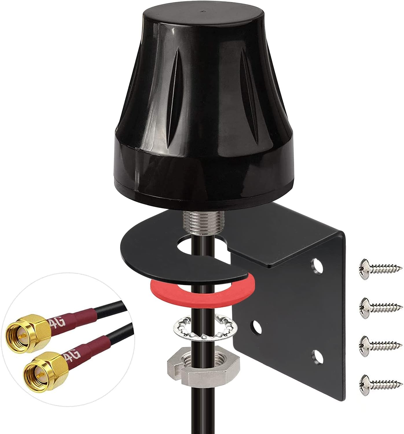 Bingfu Outdoor 4G LTE MIMO Antenna: Waterproof Wall Mount Fixed Bracke