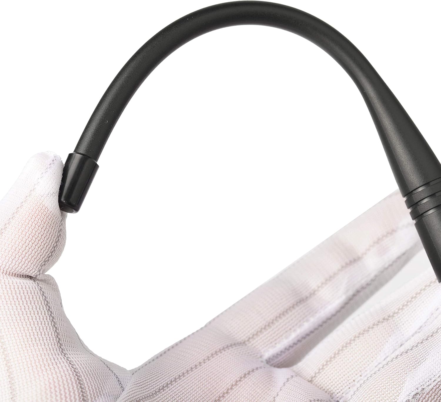 Bingfu RTK survey antenna, 400MHz-470MHz UHF soft whip aerial with a heavy-duty TNC male connector for GNSS receivers