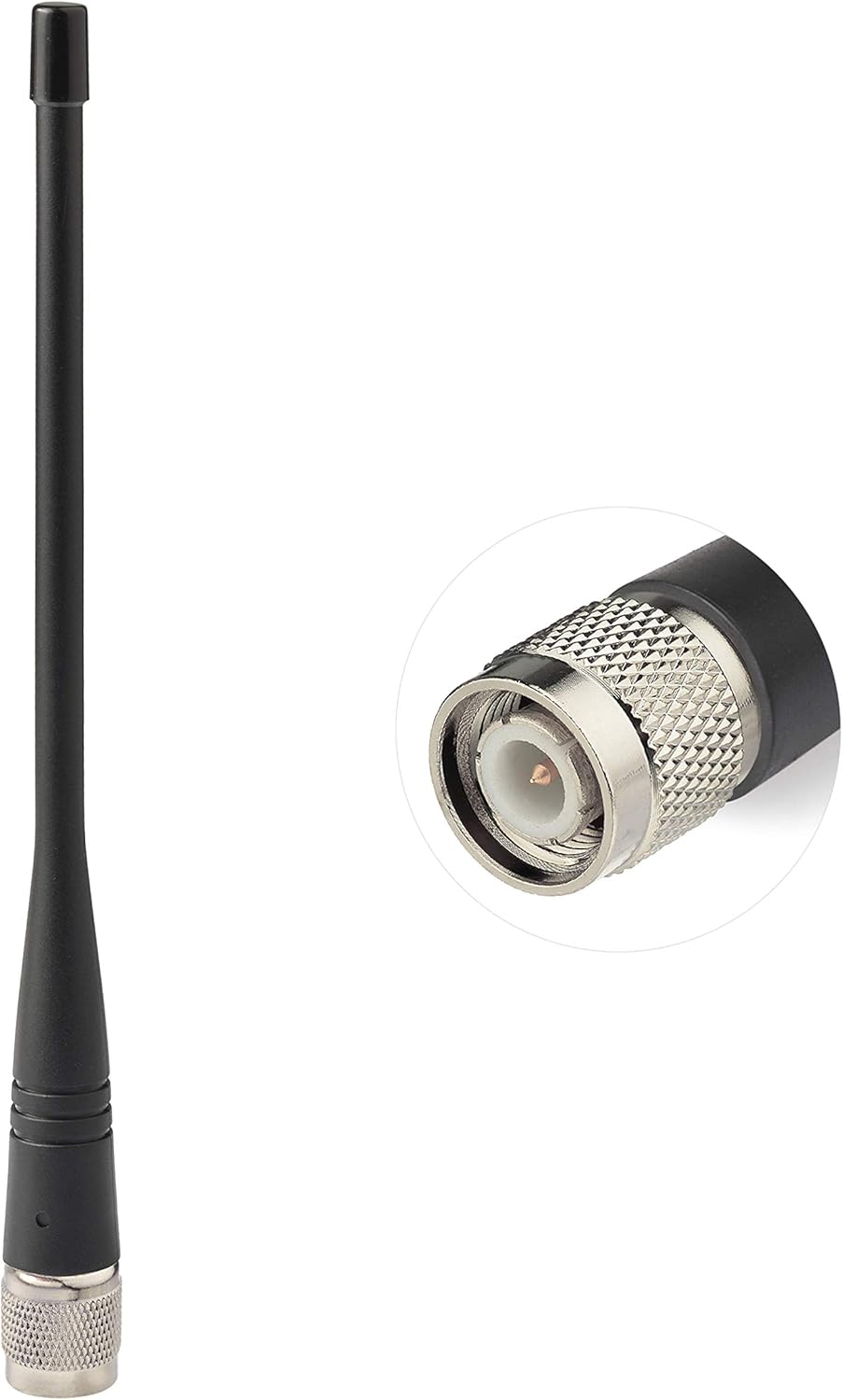 Bingfu RTK survey antenna, 400MHz-470MHz UHF soft whip aerial with a heavy-duty TNC male connector for GNSS receivers