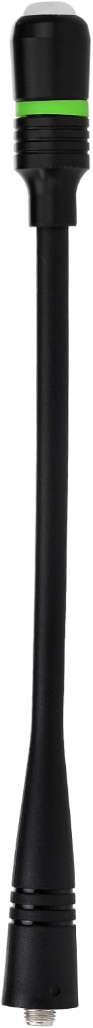 Bingfu dual-band VHF/UHF ham radio antenna with integrated flashing LED light.