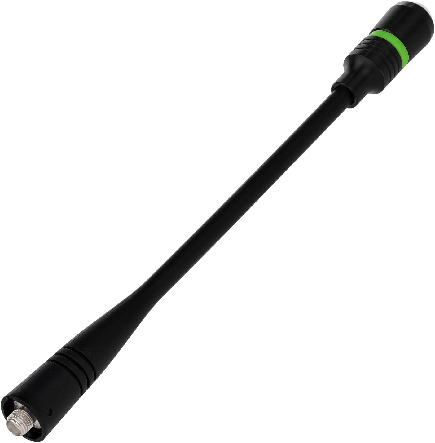 Bingfu dual-band VHF/UHF ham radio antenna with integrated flashing LED light.
