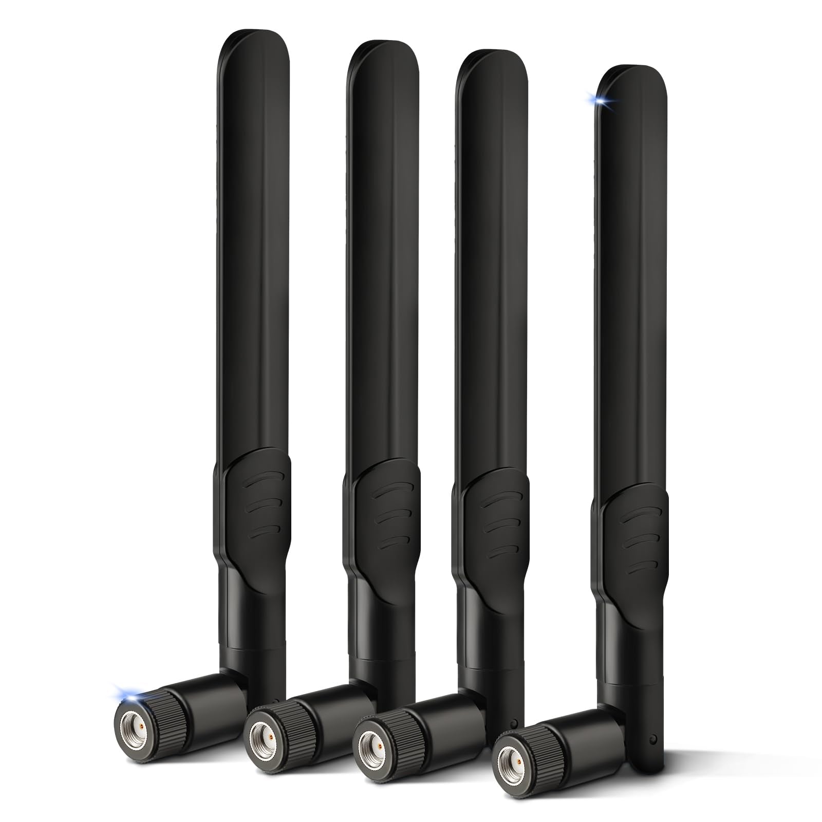 Bingfu dual band 2.4GHz 5GHz 5.8GHz 6dBi WiFi magnetic mount antenna with RP-SMA male connector