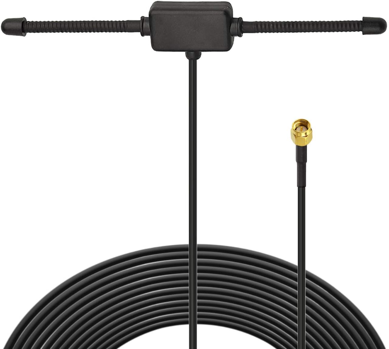 Bingfu hidden antenna being adhered to a car windshield for discreet LTE signal reception