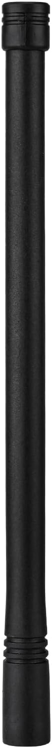 Close-up of the antenna rubber coating and the precision-engineered connector base
