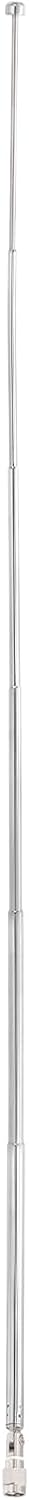 Close-up of the precision-engineered 6-section telescopic structure and finish