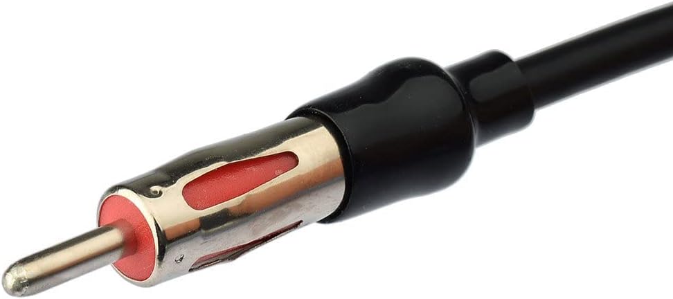 Close-up of the premium shielded coaxial cable and the robust plastic housing of the Fakra Z connectors for loss-free signal transmission