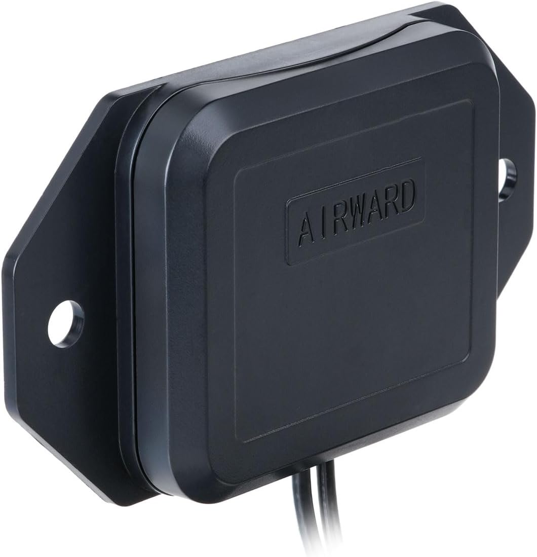 Close-up of the rugged, weather-resistant housing and dual-cable configuration