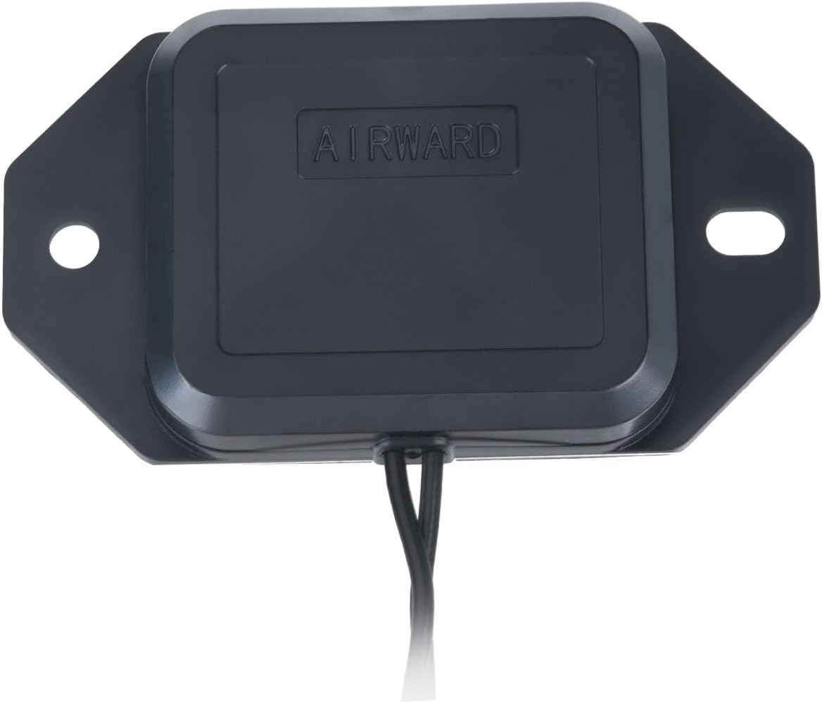 Close-up of the rugged, weather-resistant housing and dual-cable configuration