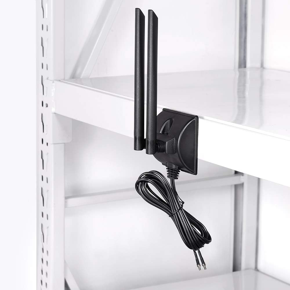Connecting dual Bingfu 6dBi TS9 antennas to a mobile Wi-Fi hotspot for improved cellular signal