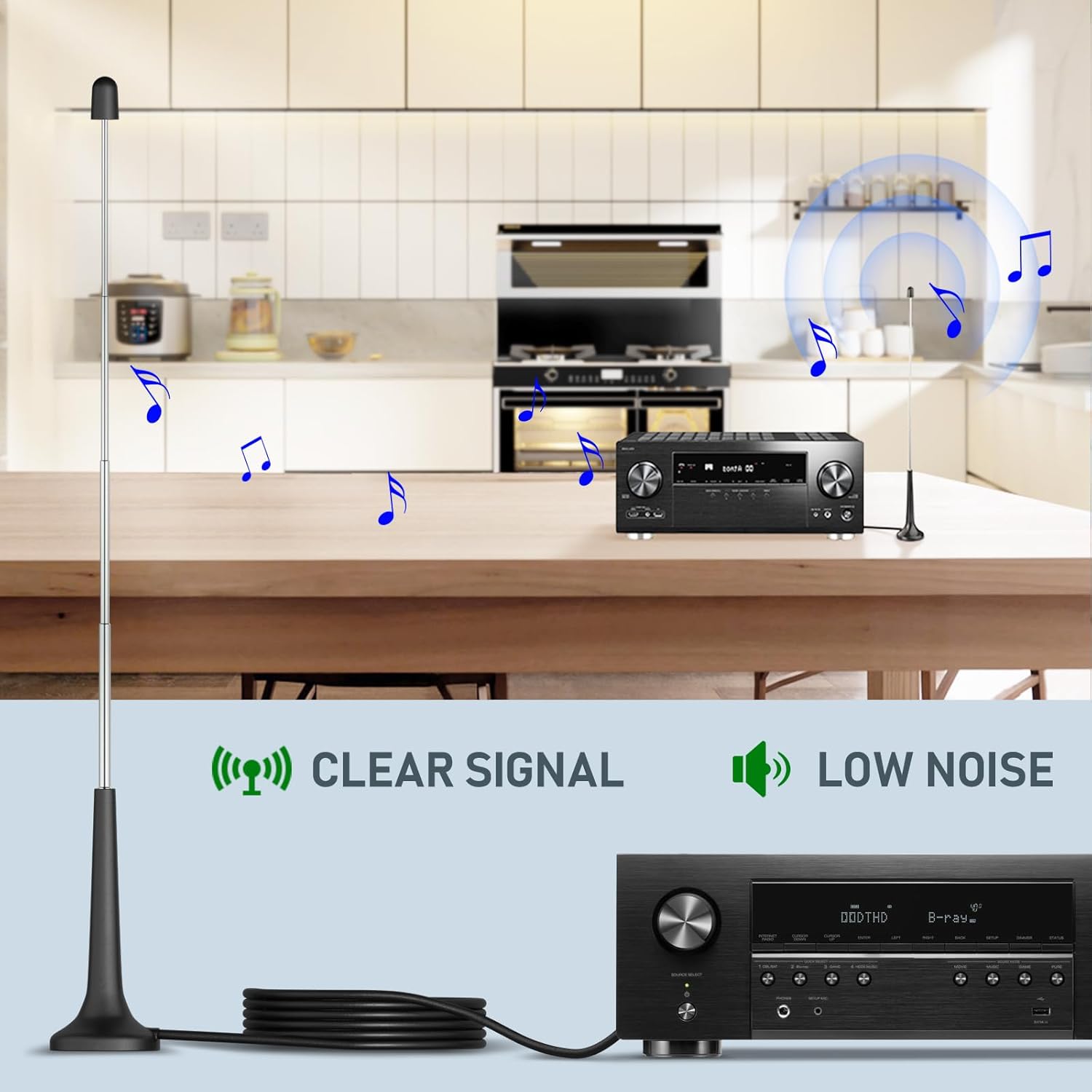 Demonstration of the magnetic base attaching firmly to a metal surface, significantly enhancing signal ground plane and stability