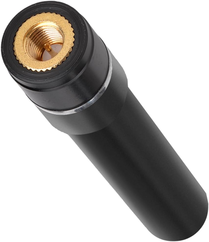 Detailed view of the SMA-Male connector with center pin for a secure Garmin device fit