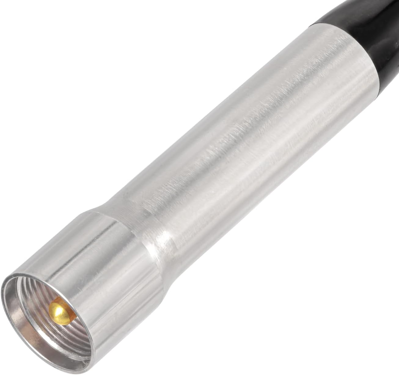 PL-259 connector on the 5m low-loss coaxial cable for secure mobile radio integration