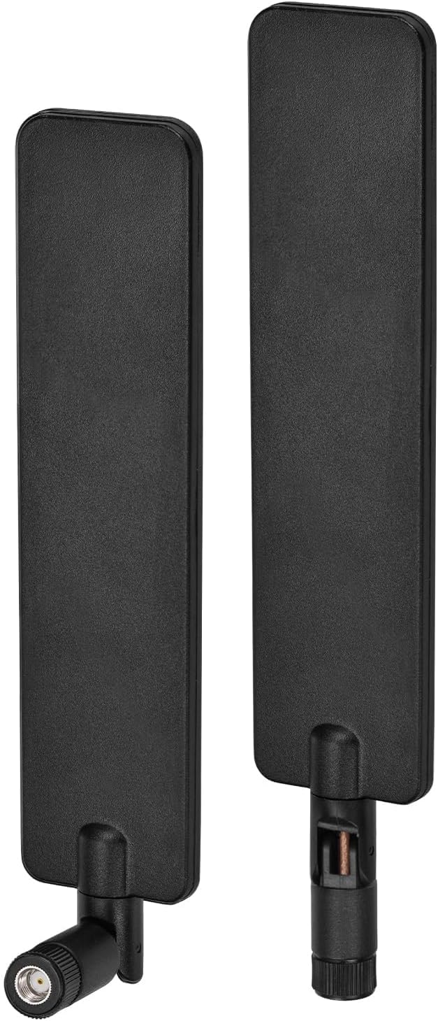 Tri-band 2.4GHz/5GHz/6GHz omnidirectional WiFi 6E antennas for ultra-fast wireless connectivity