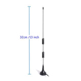 Bingfu Dual Band VHF UHF 136-174MHz 400-470MHz Ham Radio Antenna Handheld Two Way Radio Magnetic Base SMA Female Antenna for Kenwood Wouxun BaoFeng BF-F8HP UV-5R UV-82 BF-888S Ham Radio Walkie Talkie