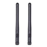 Bingfu Dual Band WiFi 2.4GHz 5GHz 5.8GHz 3dBi MIMO RP-SMA Male Antenna (2-Pack) for WiFi Router Signal Booster Repeater Wireless Network Card USB Adapter Security IP Camera Video Surveillance Monitor