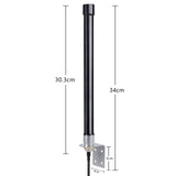 Bingfu 4g LTE Long Range Cellular Trail Camera Antenna Wall Mount - Compatible with Spypoint Link Micro Covert Spartan Stealth Tactacam Muddy Wildlife Hunting Game Cam Outdoor Mobile Security Camera