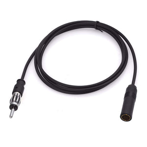 Bingfu Car Radio Antenna Extension Cable 3 feet / 1m Car FM AM Radio Car Antenna Extension Cable Cord DIN Plug Connector Coaxial Cable for Vehicle Truck Car Stereo Head Unit CD Media Receiver Player