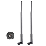 Bingfu Lora LoRaWAN Gateway Antenna 915MHZ 7dbi Omni-Directional RP-SMA Male Antenna (2-Pack) for Nebra RAK Bobcat Helium Hotspot HNT Miner Mining SyncroBit Gateway