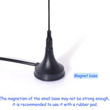 Bingfu Dual Band VHF UHF 136-174MHz 400-470MHz Ham Radio Antenna Handheld Two Way Radio Magnetic Base SMA Female Antenna for Kenwood Wouxun BaoFeng BF-F8HP UV-5R UV-82 BF-888S Ham Radio Walkie Talkie