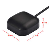 Bingfu Car GPS Antenna SMA Male Waterproof Active GPS Navigation Antenna for Car Stereo Radio Head Unit GPS Navigation System Modem Vehicle Tracker Real Time Monitor Security Camera IoT Router Gateway