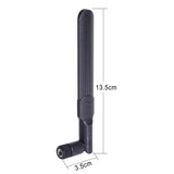 Bingfu Dual Band WiFi 2.4GHz 5GHz 5.8GHz 8dBi MIMO RP-SMA Male Antenna (4-Pack) for WiFi Router Wireless Network Card USB Adapter Security IP Camera Video Surveillance Monitor