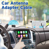 Bingfu Vehicle Car Truck SUV Satellite Radio Antenna Adapter Converter Cable,15cm Fakra Z Male to SMB Plug Coaxial Pigtail Cable Compatible with Car Sirius XM Satellite Radio Stereo Receiver Tuner