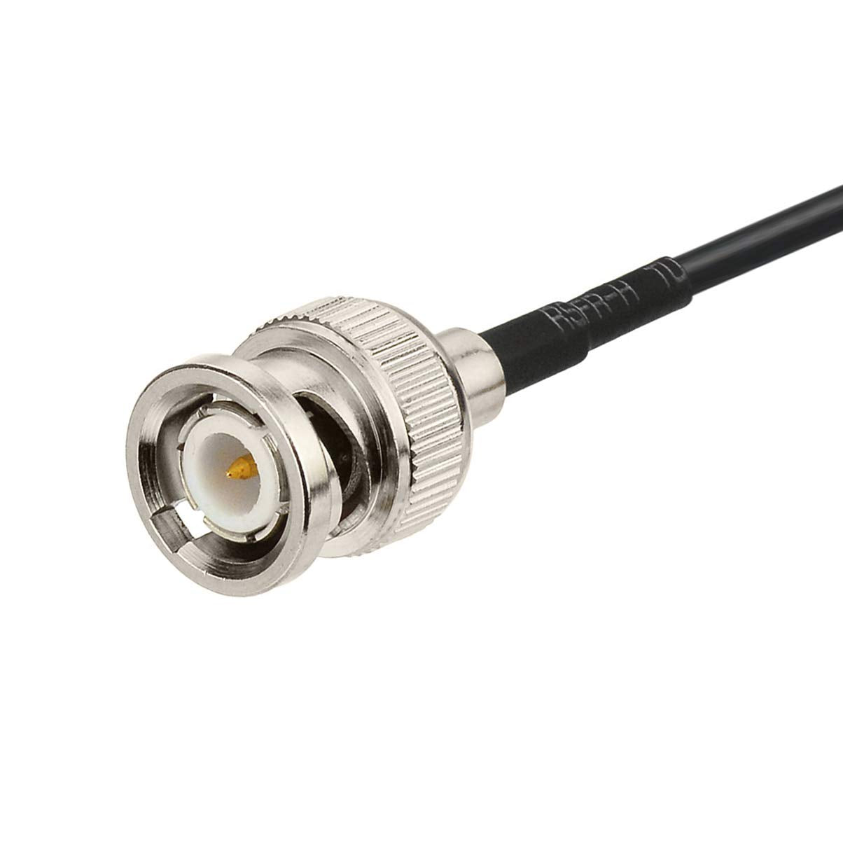 BNC Male connector (twist-and-lock) designed for easy plug-and-play with police scanners