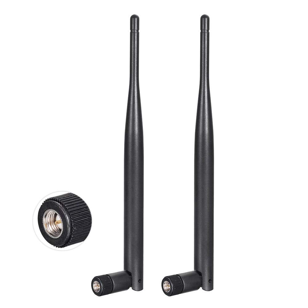 Bingfu 2-Pack 6dBi SMA male 4G LTE high-gain antennas for cellular routers and cameras