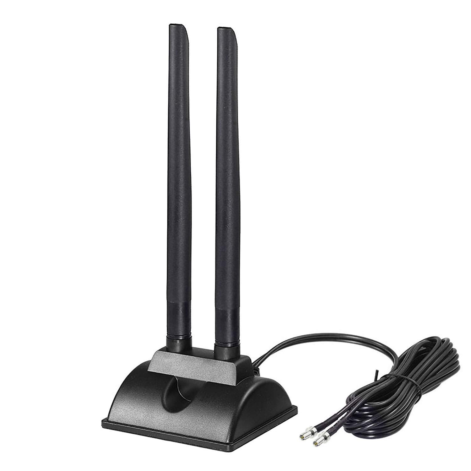 4G LTE 6dBi 磁気ベース MIMO TS9 アンテナ Bingfu 6dBi TS9 Magnetic MIMO Antenna (2-Pack) for Netgear Nighthawk