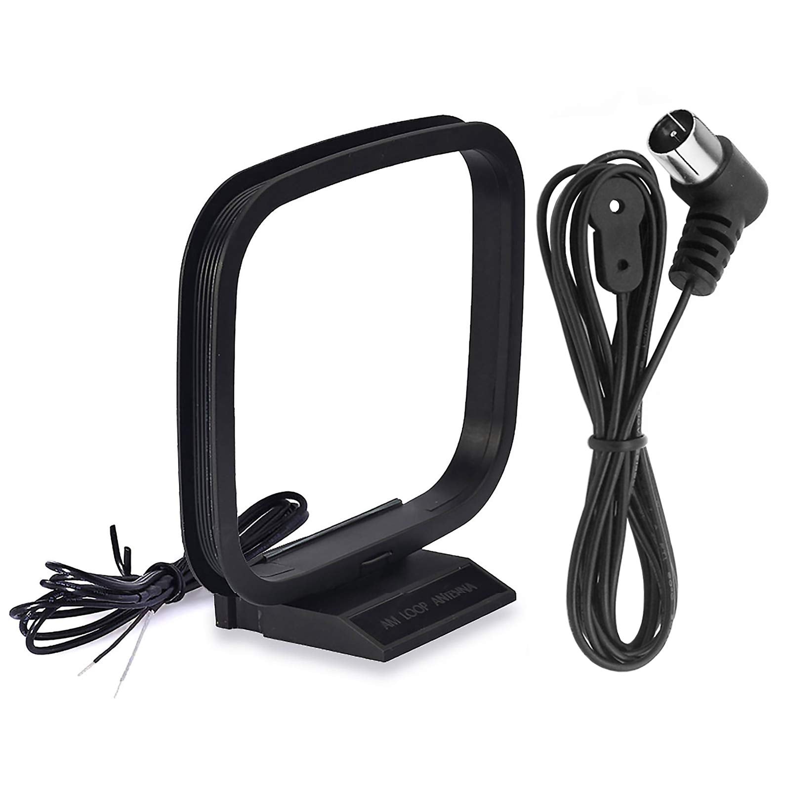 Bingfu AM/FM antenna set for home stereo receiver signal improvement
