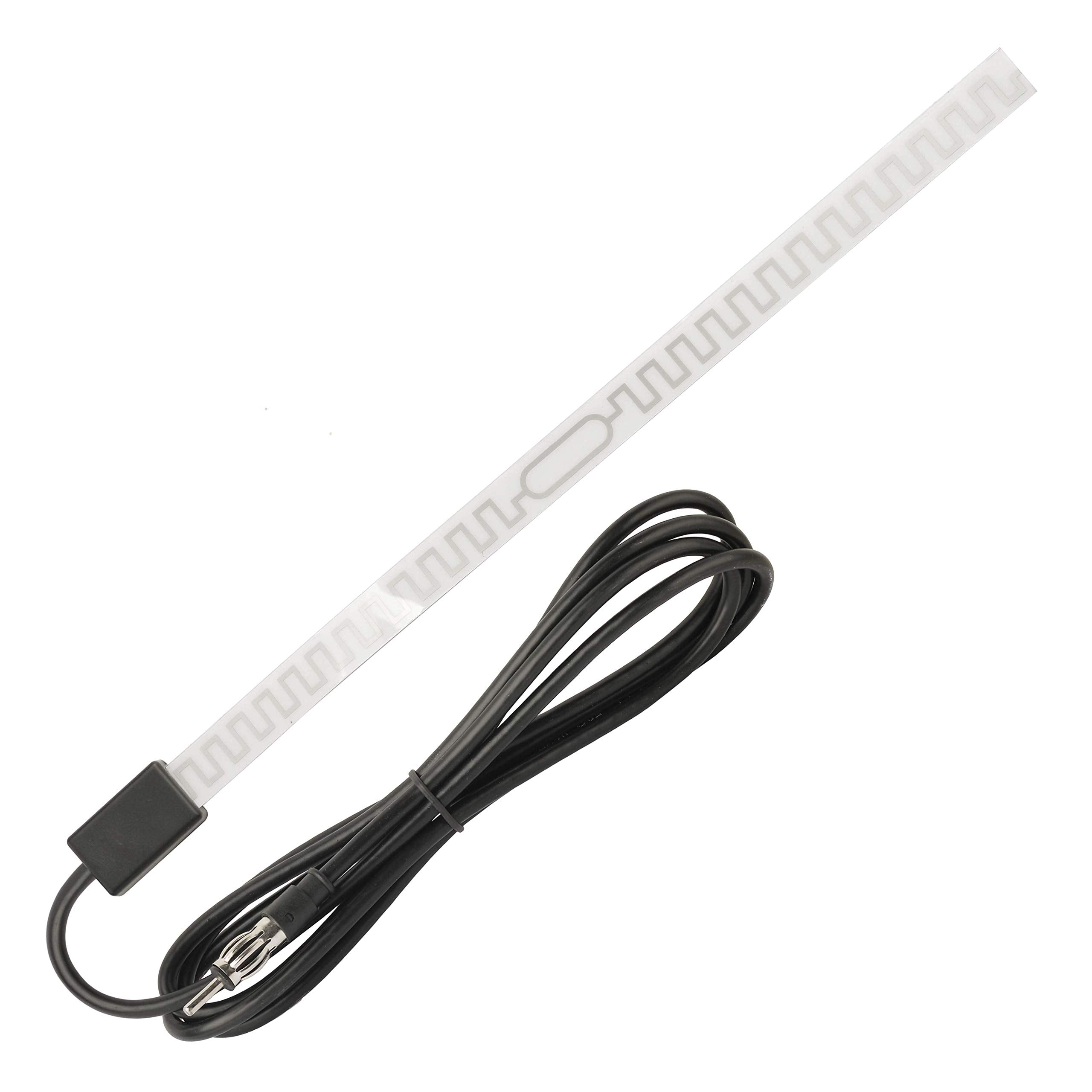 Bingfu compact hidden car stereo AM/FM antenna with adhesive mounting for windshields