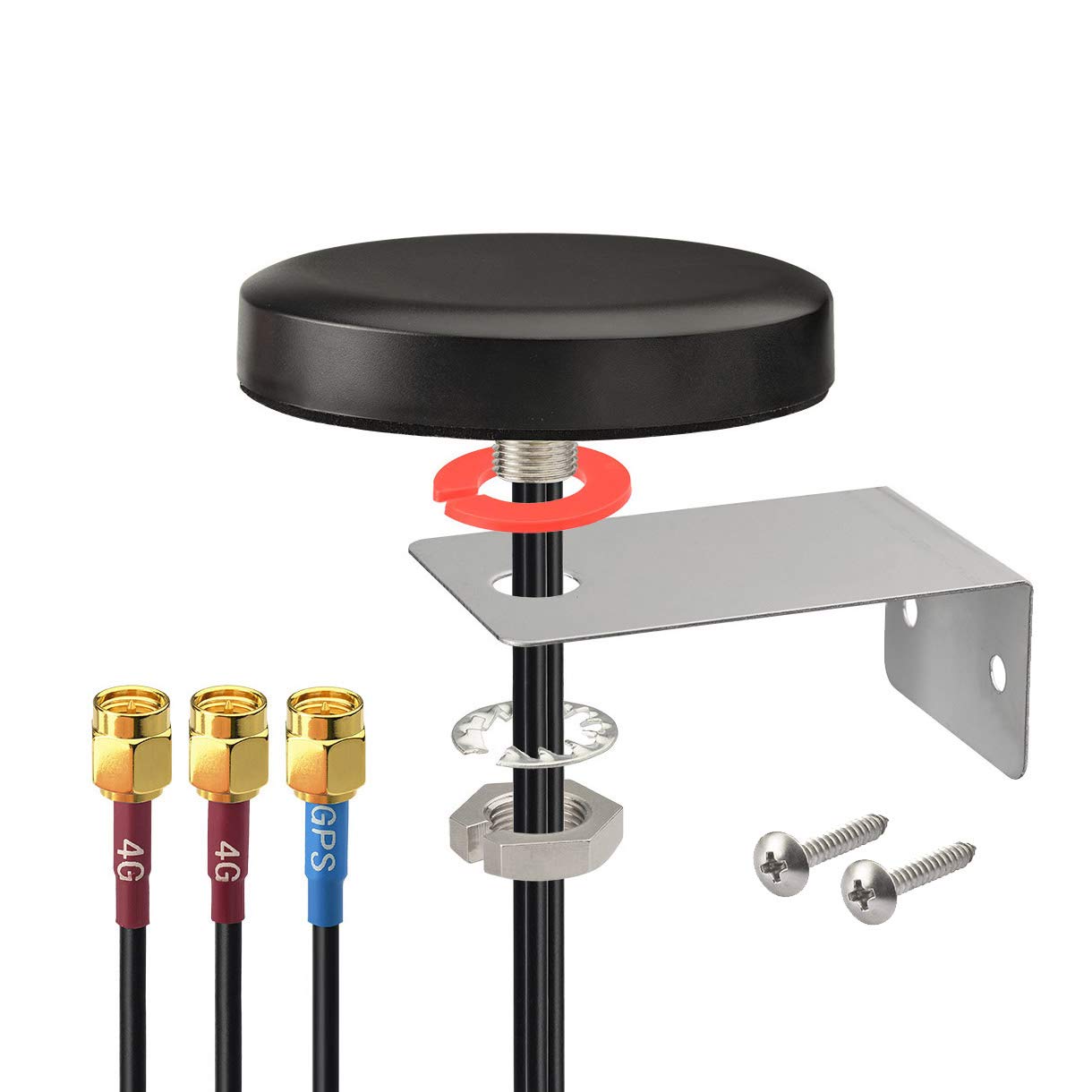 Bingfu dual band VHF UHF soft whip antenna with SMA-Female connector for handheld ham radio transceivers