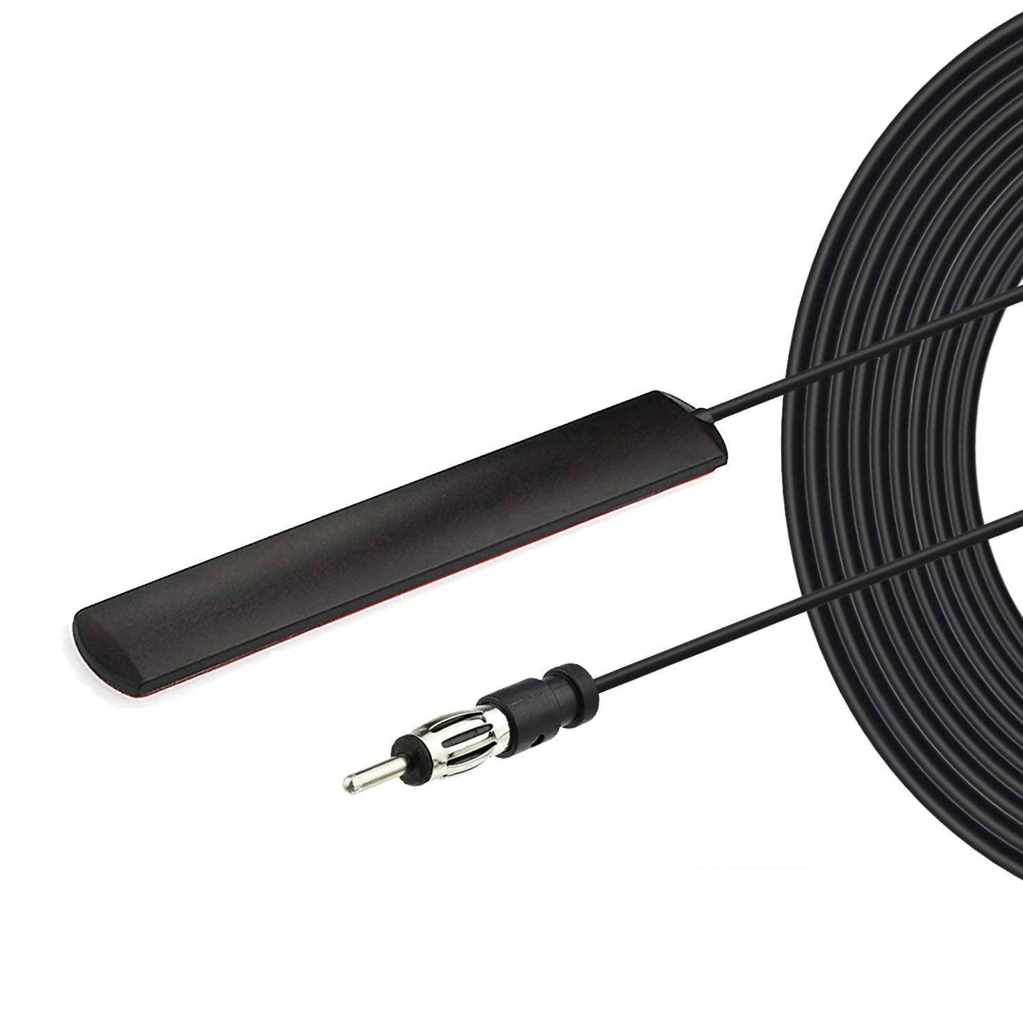 Bingfu universal hidden car radio antenna with adhesive mount for windshield installation