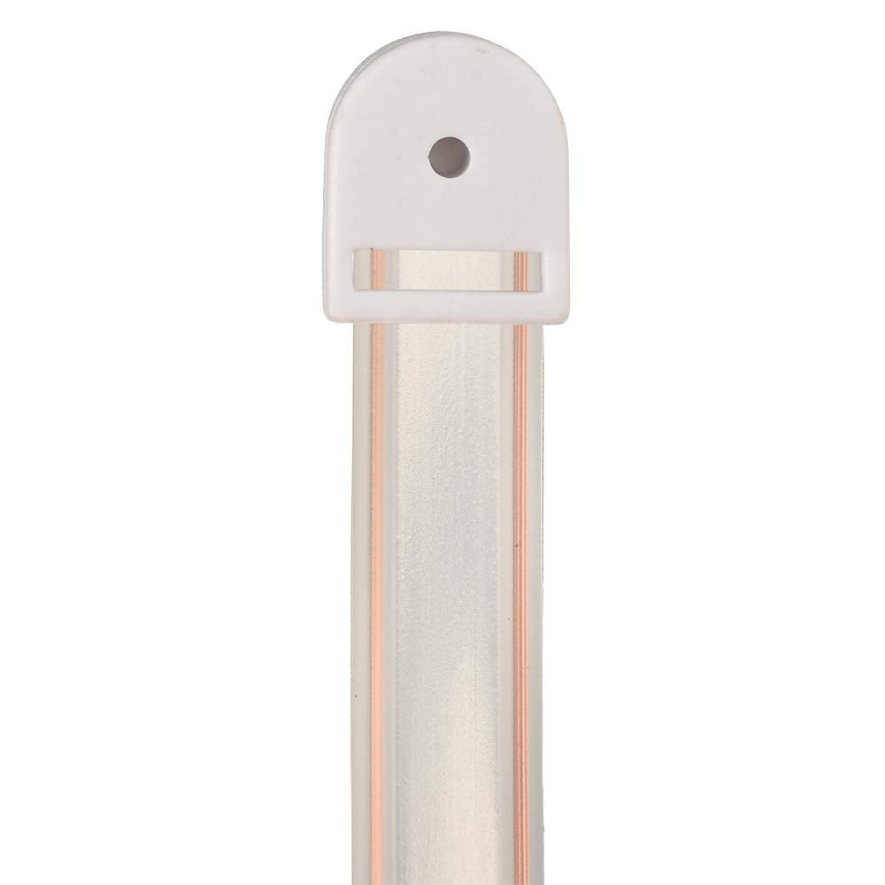 Close-up of the T-shaped dipole antenna wires and high-quality insulation
