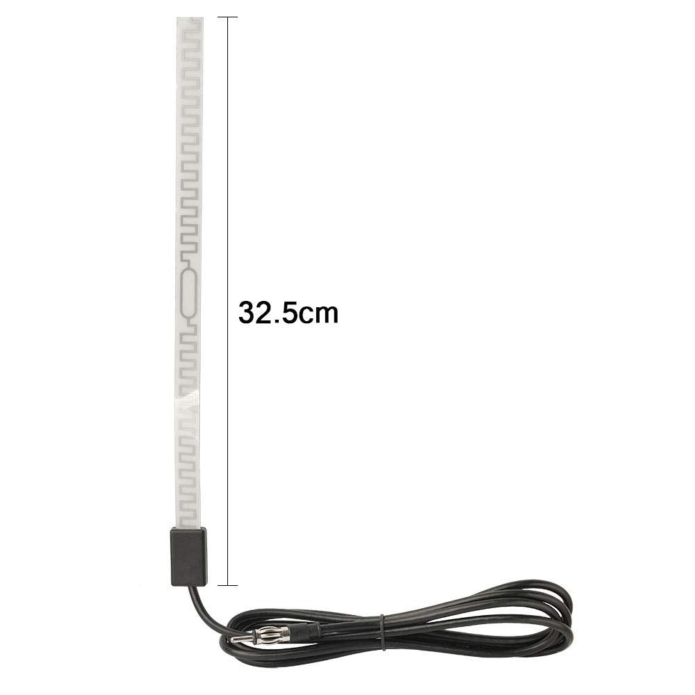 Diagram showing the 6ft (1.8m) cable length and compact antenna dimensions