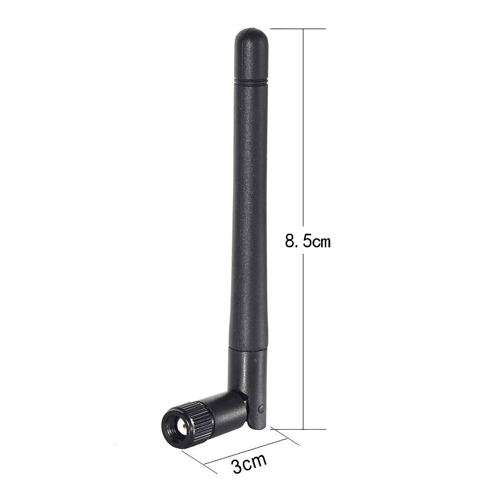 Product dimensions showing the 11cm (4.3 inch) total length, ideal for low-profile installations