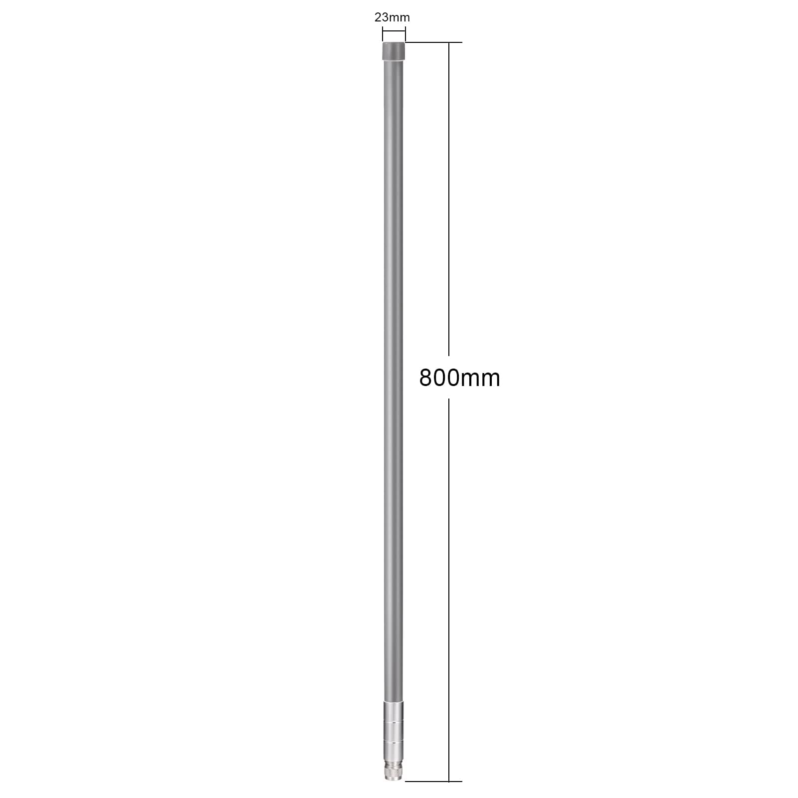 Technical diagram showing the 31.5-inch (80cm) antenna height and mounting details